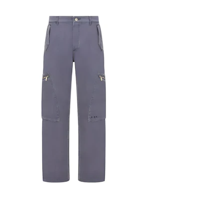 DIOR SS23 Straight-Leg Utility Cargo Pants Blue 313D183AY519-C585