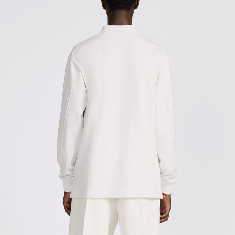 Details for DIOR SS23 白色农历新年兔子刺绣长袖T恤。 313J645A0554-C081