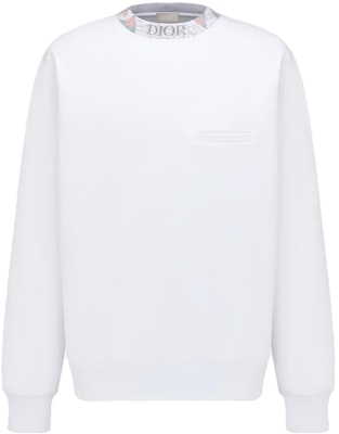 DIOR SS23 ホワイトプルオーバースウェットシャツ レタープリントカラー付き. 383J694A0807-C080 Order DIOR SS23 ホワイトプルオーバースウェットシャツ レタープリントカラー付き. 383J694A0807-C080