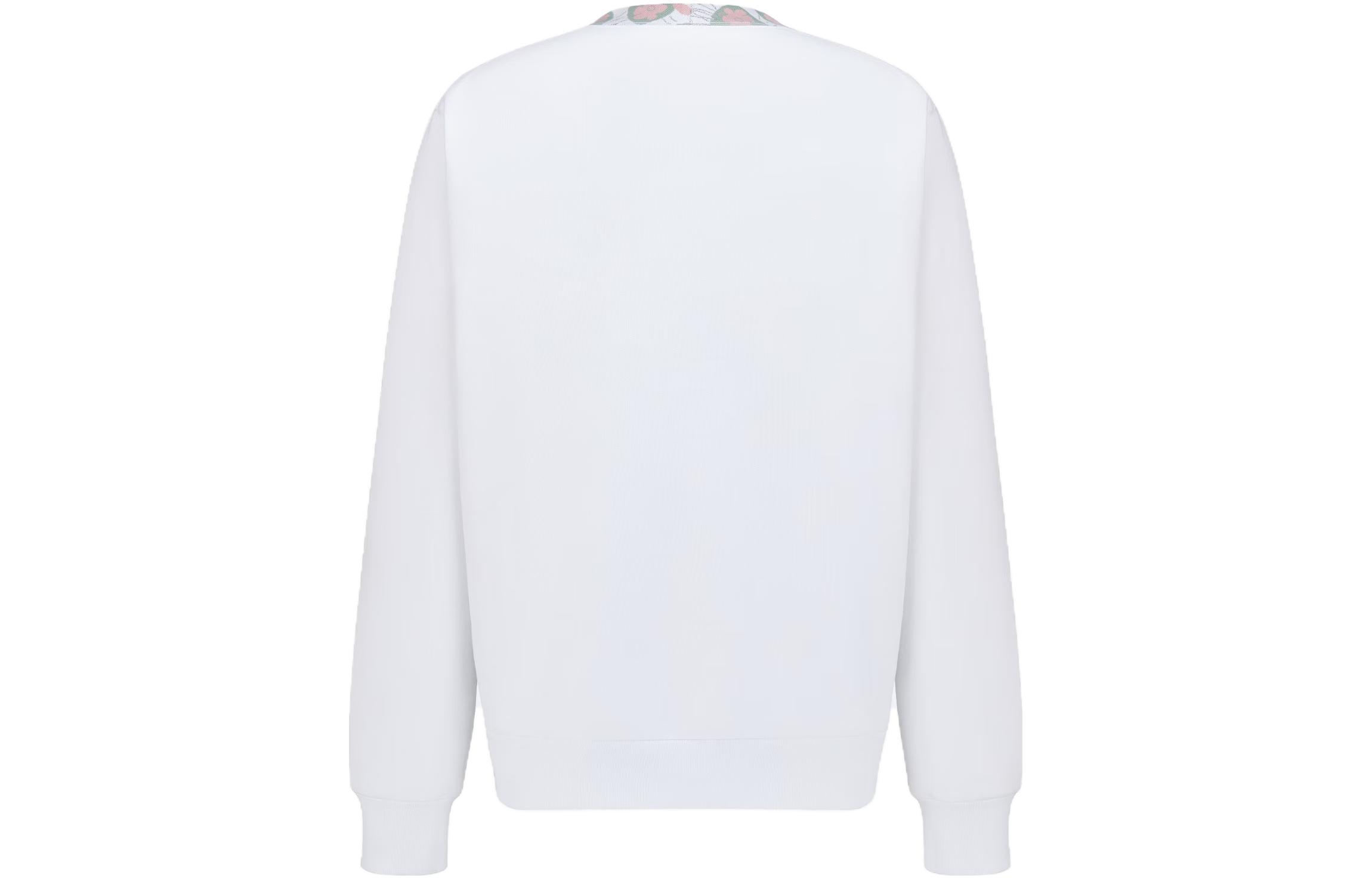 Lookbook DIOR SS23 ホワイトプルオーバースウェットシャツ レタープリントカラー付き. 383J694A0807-C080