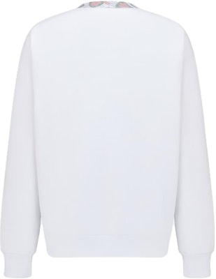 DIOR SS23 ホワイトプルオーバースウェットシャツ レタープリントカラー付き. 383J694A0807-C080 Lookbook DIOR SS23 ホワイトプルオーバースウェットシャツ レタープリントカラー付き. 383J694A0807-C080