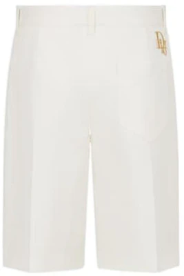 DIOR SS23 화이트 래빗 프린트 스트레이트 컷 쇼츠 설날 한정판 313C156A5641-C081 Lookbook DIOR SS23 화이트 래빗 프린트 스트레이트 컷 쇼츠 설날 한정판 313C156A5641-C081