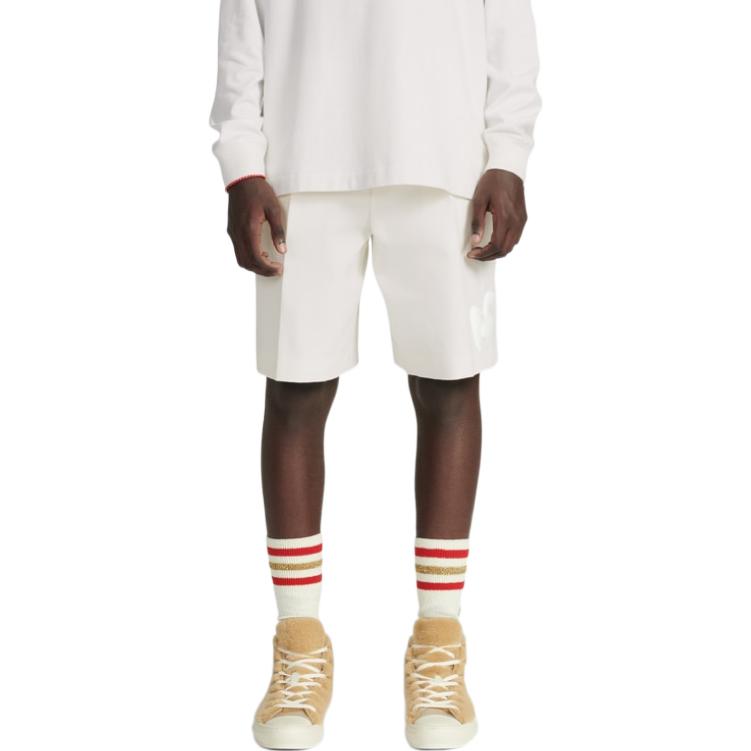 Sizing DIOR SS23 화이트 래빗 프린트 스트레이트 컷 쇼츠 설날 한정판 313C156A5641-C081