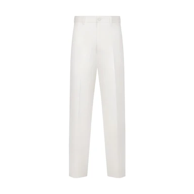 DIOR SS23 White Straight Casual Pants Lunar New Year Limited Edition 313C155A5641-C081