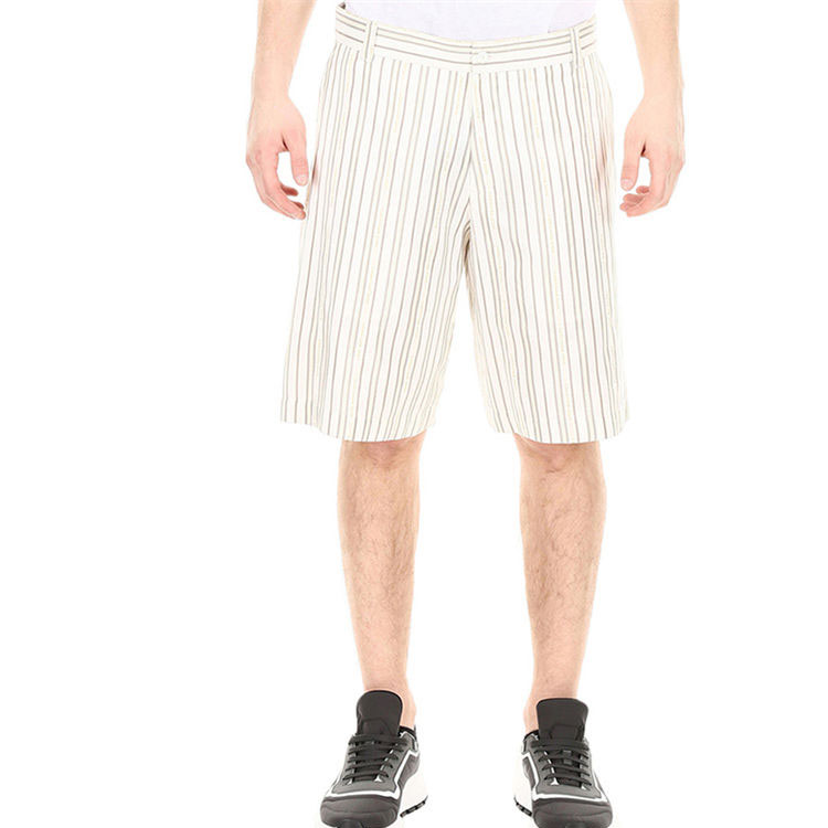DIOR SS23  White Vertical Striped Printed Straight Shorts. 923C119B457B-083 圖 3