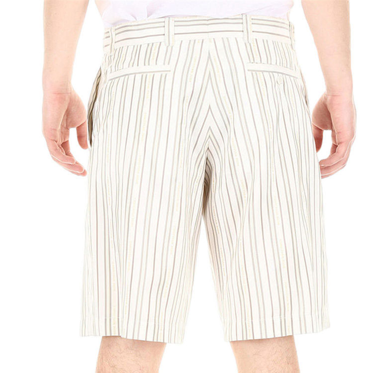 DIOR SS23  White Vertical Striped Printed Straight Shorts. 923C119B457B-083 圖 4