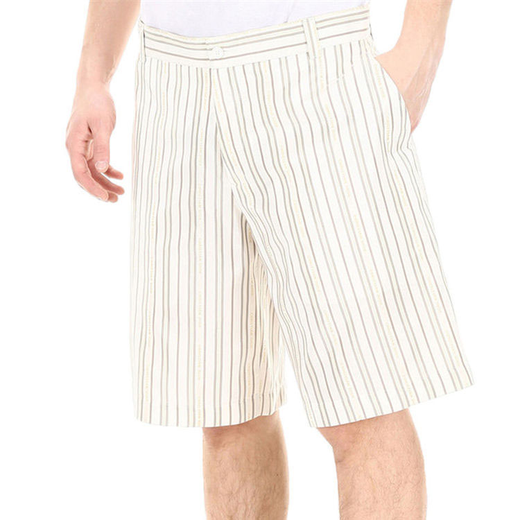 DIOR SS23  White Vertical Striped Printed Straight Shorts. 923C119B457B-083 圖 5