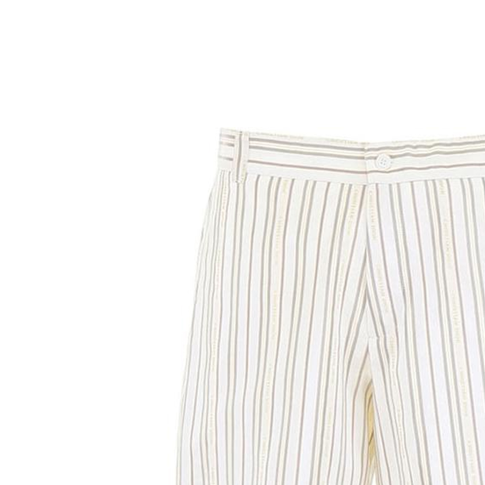DIOR SS23  White Vertical Striped Printed Straight Shorts. 923C119B457B-083 圖 6