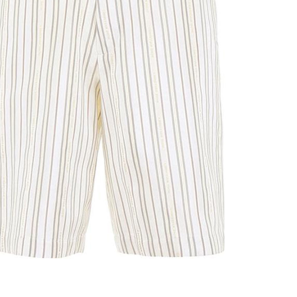DIOR SS23  White Vertical Striped Printed Straight Shorts. 923C119B457B-083 圖 7