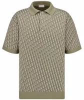 Order DIOR SS23 男士全版Logo綠色POLO衫。 293M832AT396-C686