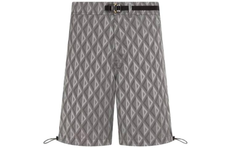 Order DIOR SS23 灰色全版印花百慕達短褲. 293C179A5910-C888