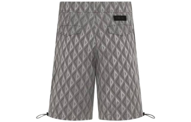 Lookbook DIOR SS23 灰色全版印花百慕達短褲. 293C179A5910-C888