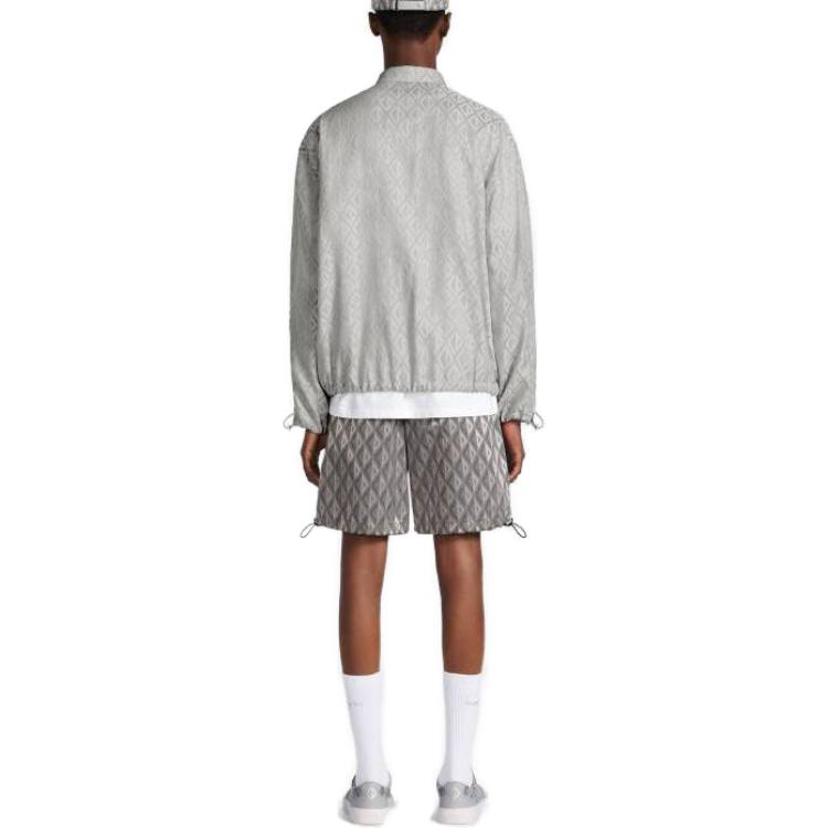 Purchase DIOR SS23 灰色全版印花百慕達短褲. 293C179A5910-C888