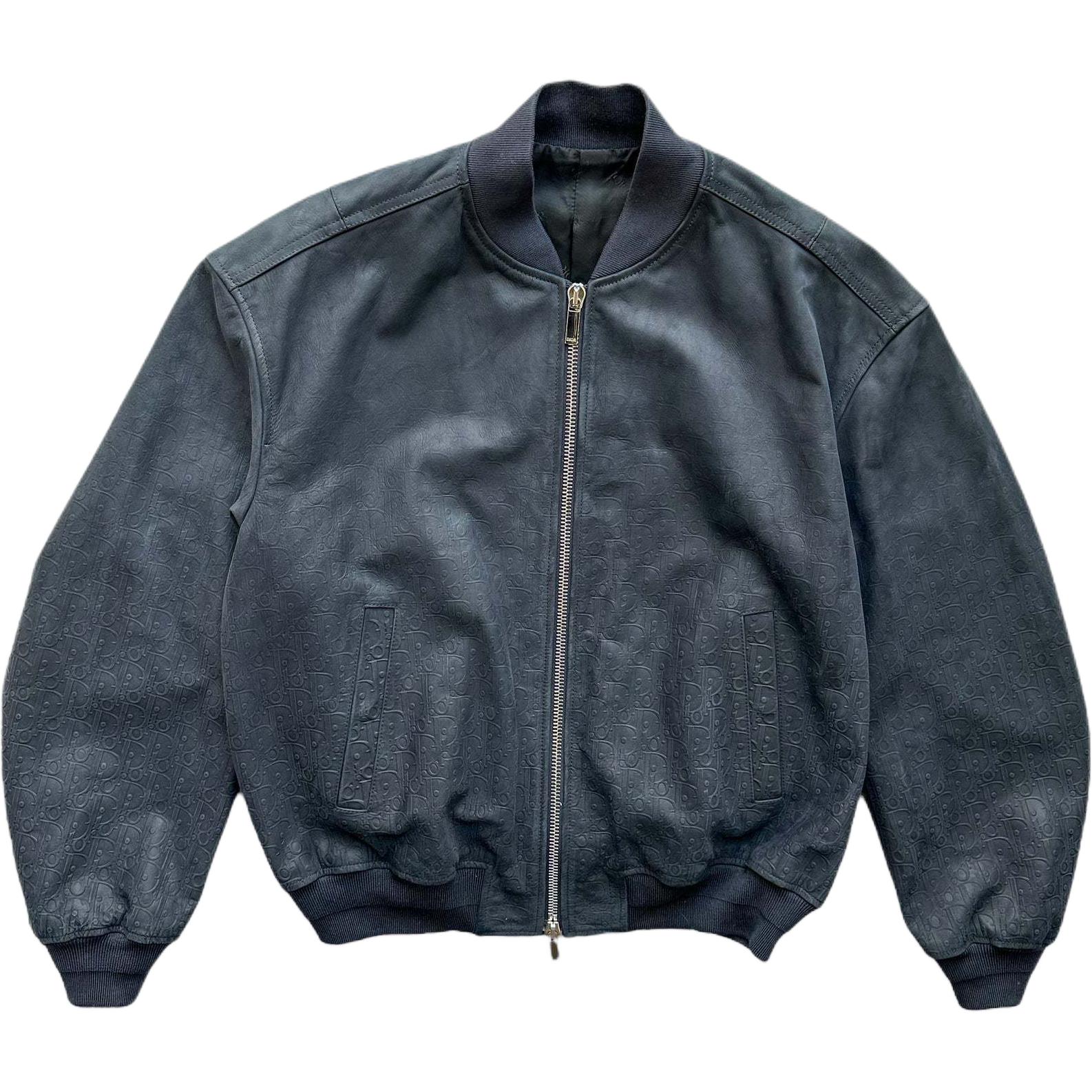 DIOR SS23 Black Solid Zip Cotton Long-Sleeve Jacket 023L435A0465-840