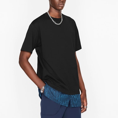 ディオール SS23 By Erl ブラック 刺繍ロゴ 長袖Tシャツ. 313J643A0753-C980 Details for ディオール SS23 By Erl ブラック 刺繍ロゴ 長袖Tシャツ. 313J643A0753-C980