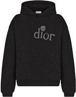 DIOR SS23 By Erl Black Letter Print Fleece Hoodie. 313J653A0807-C988 DIOR SS23 By Erl Black Letter Print Fleece Hoodie. 313J653A0807-C988