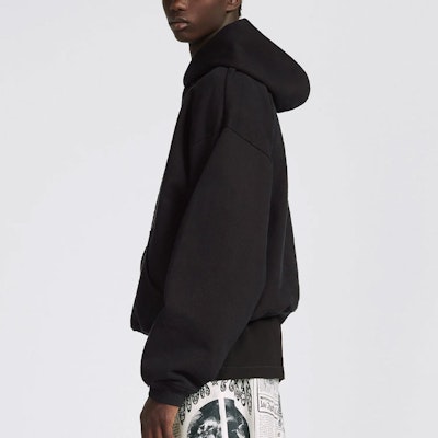 ディオール SS23 By Erl ブラックレタープリント フリースフーディー 313J653A0807-C988 Cheap ディオール SS23 By Erl ブラックレタープリント フリースフーディー 313J653A0807-C988