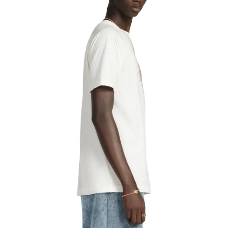 DIOR SS23 By Erl Logo Print White Cotton Knit T-Shirt 313J647A0817-C081 圖 7
