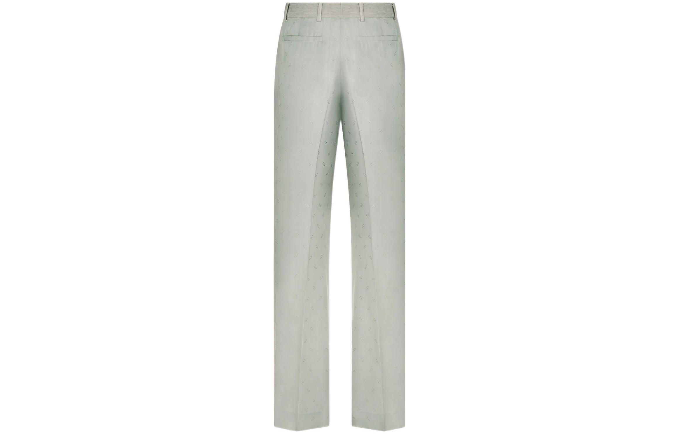 Lookbook Celana Kasual Pria Dior SS23 By Erl Patchwork Loose Straight Abu-Abu. 313C106A5758-C878