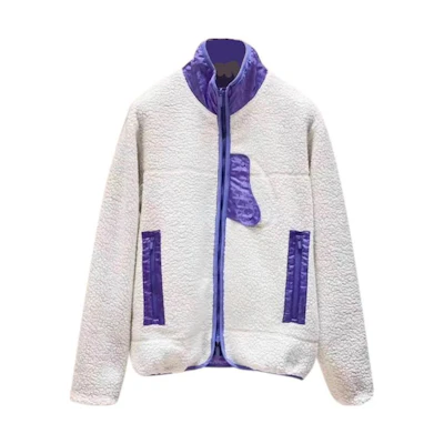 DIOR SS23 Colorblock Zip-Up High Collar Jacket White - 113J4051678-084