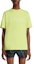 Shop DIOR SS23 Embroidered Logo Yellow Crewneck Casual T-Shirt for Men. 393J696E0847-C680
