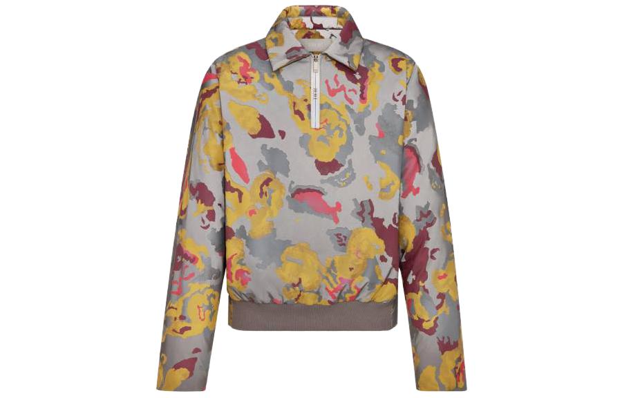 DIOR SS23 Floral Half-Zip Pullover Sweatshirt Men 383C411A5783C882