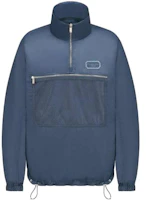 Order DIOR SS23 Gradient Stand Collar Half-Zip Jacket Blue 383C412A5768-C585