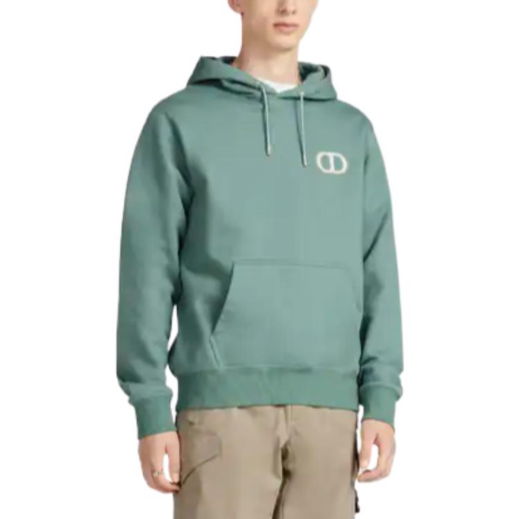 Purchase DIOR SS23 標誌抽繩連帽上衣 海綠色 113J698A0531-C671