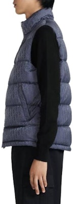 디올 SS23 남성용 로고 엠보싱 지퍼 다운 베스트 그레이 블루. 033C410A4462-C849 Purchase 디올 SS23 남성용 로고 엠보싱 지퍼 다운 베스트 그레이 블루. 033C410A4462-C849