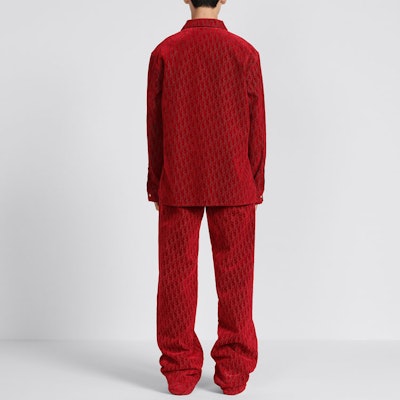 DIOR 2023春节男士红色高腰刺绣直筒牛仔裤。 313D006B314X-C380 Purchase DIOR 2023春节男士红色高腰刺绣直筒牛仔裤。 313D006B314X-C380