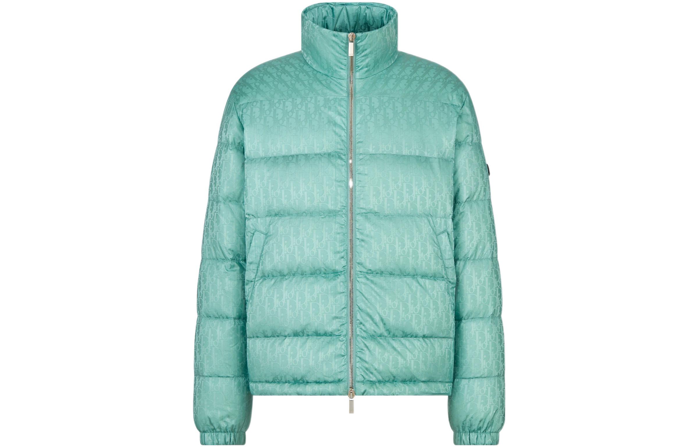 Order Chaqueta Acolchada Verde Dior SS23 Monograma Cremallera Manga Larga 943C449A4462-C689