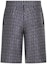 Buy DIOR SS23 Monogram Straight-Leg Casual Shorts Dark Grey 013C121B5797C885