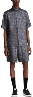 DIOR SS23 Monogram Straight-Leg Casual Shorts Dark Grey 013C121B5797C885 Lookbook DIOR SS23 Monogram Straight-Leg Casual Shorts Dark Grey 013C121B5797C885