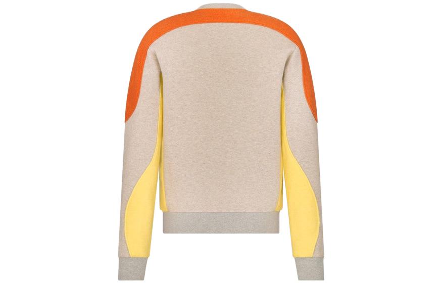 Lookbook ディオール SS23 マルチカラーロゴプリント クルーネックスウェットシャツ 393J649A0846-C182