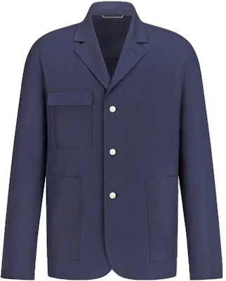 迪奥SS23海军蓝多口袋休闲单排扣夹克 393C210B4451-C588 Buy 迪奥SS23海军蓝多口袋休闲单排扣夹克 393C210B4451-C588