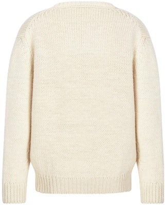 ディオール SS23 パターン刺繍 Vネック ニット プルオーバー セーター アイボリー. 383M639AT541-C085 Lookbook ディオール SS23 パターン刺繍 Vネック ニット プルオーバー セーター アイボリー. 383M639AT541-C085