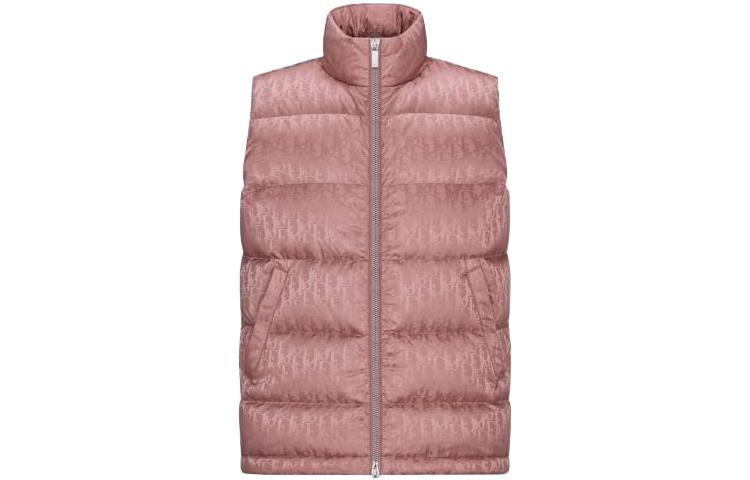 Order DIOR メンズ SS23 ピンクキルティングダウンベスト フルプリント付き. 033C410A4462-C369