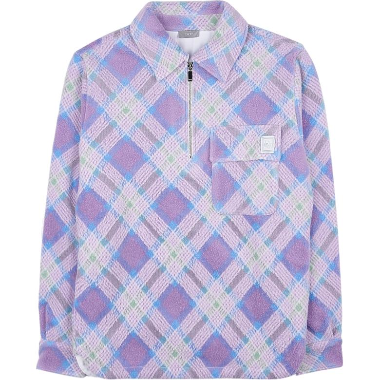 DIOR SS23 Purple Striped Square-Neck Long-Sleeve Jacket 313J648A0813-480