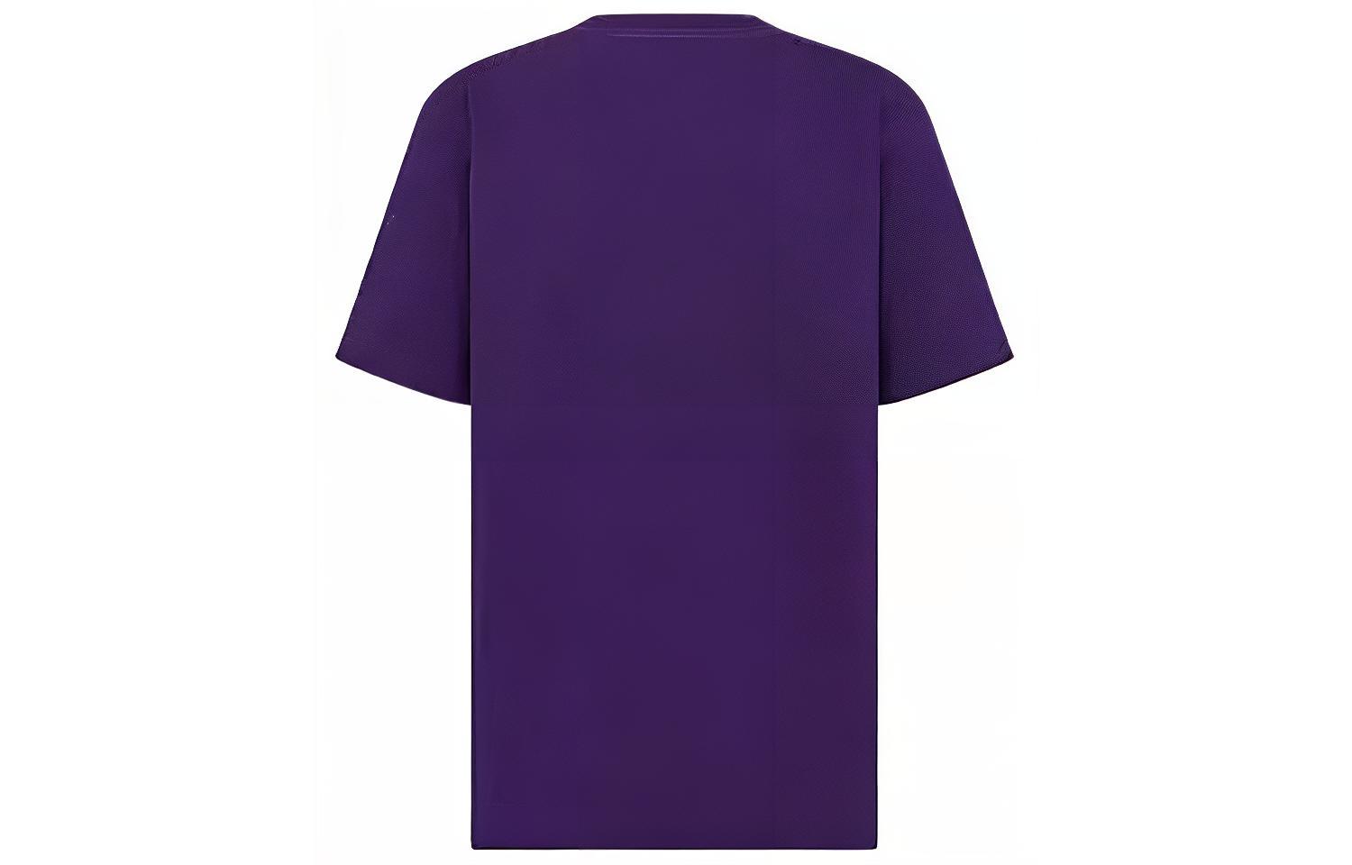 DIOR SS23 Purple Unisex Logo Print Casual T-Shirt. 313J696A0554-C479 圖 3