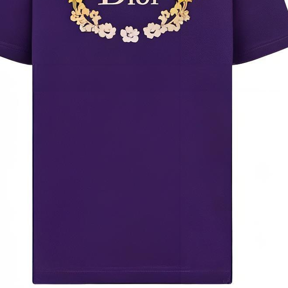 DIOR SS23 Purple Unisex Logo Print Casual T-Shirt. 313J696A0554-C479 圖 7