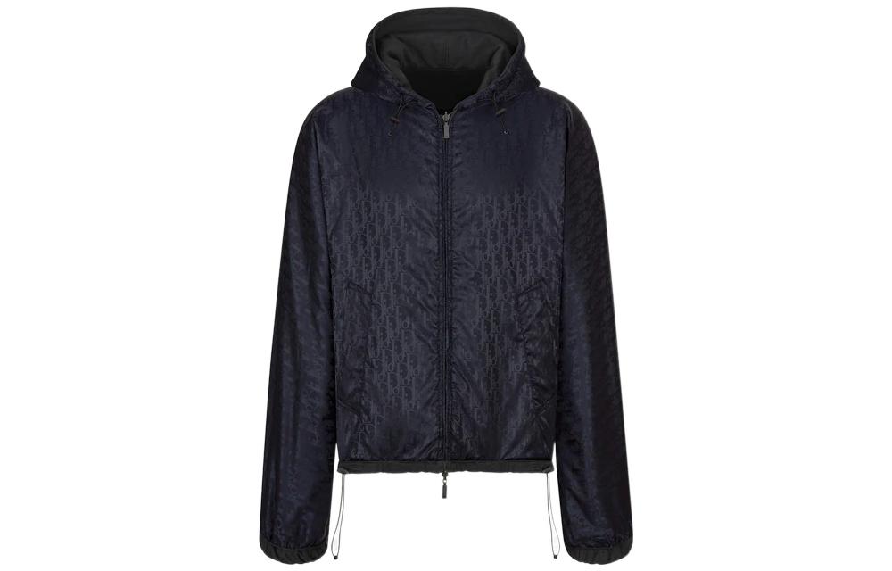 Dior SS23 Reversible Solid Color Hooded Jacket Black 313J232A0531-C989 圖 4