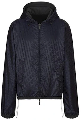 Dior SS23可翻转纯色连帽夹克 黑色 313J232A0531-C989 Shop Dior SS23可翻转纯色连帽夹克 黑色 313J232A0531-C989