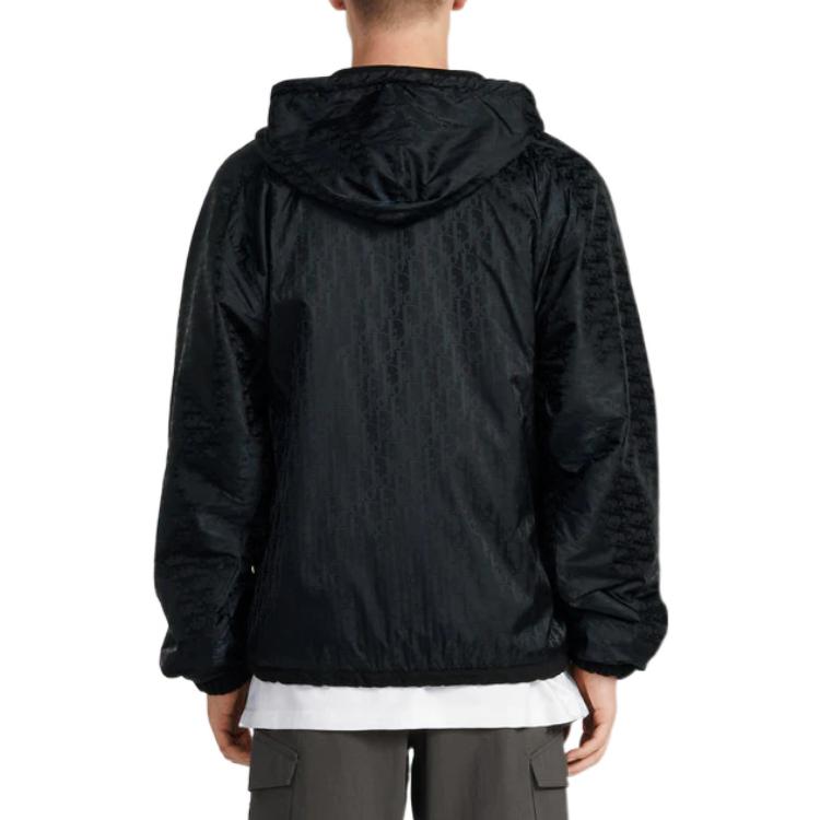 Dior SS23 Reversible Solid Color Hooded Jacket Black 313J232A0531-C989 圖 6