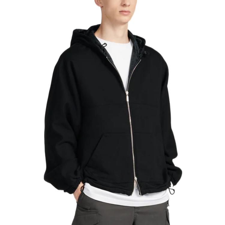 Dior SS23 Reversible Solid Color Hooded Jacket Black 313J232A0531-C989 圖 7