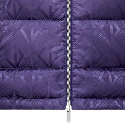 ディオール SS23 スキー限定 パープル ダウンベスト ジップ付きスタンドカラー. 033C410C5711-C479 Details for ディオール SS23 スキー限定 パープル ダウンベスト ジップ付きスタンドカラー. 033C410C5711-C479