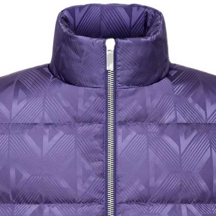 Sizing ディオール SS23 スキー限定 パープル ダウンベスト ジップ付きスタンドカラー. 033C410C5711-C479