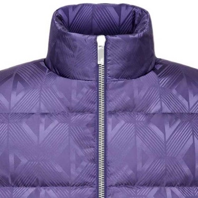 ディオール SS23 スキー限定 パープル ダウンベスト ジップ付きスタンドカラー. 033C410C5711-C479 Sizing ディオール SS23 スキー限定 パープル ダウンベスト ジップ付きスタンドカラー. 033C410C5711-C479