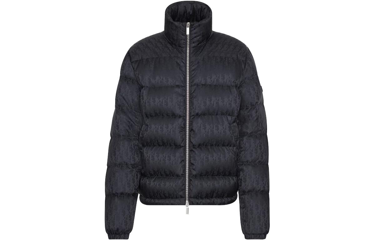 DIOR SS23 Solid Color Stand Collar Long Sleeve Jacket Black 943C449A4462-989 圖 2