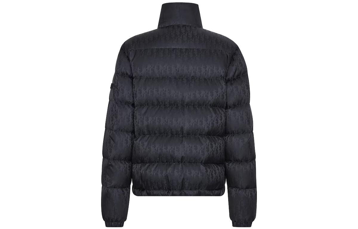 DIOR SS23 Solid Color Stand Collar Long Sleeve Jacket Black 943C449A4462-989 圖 3