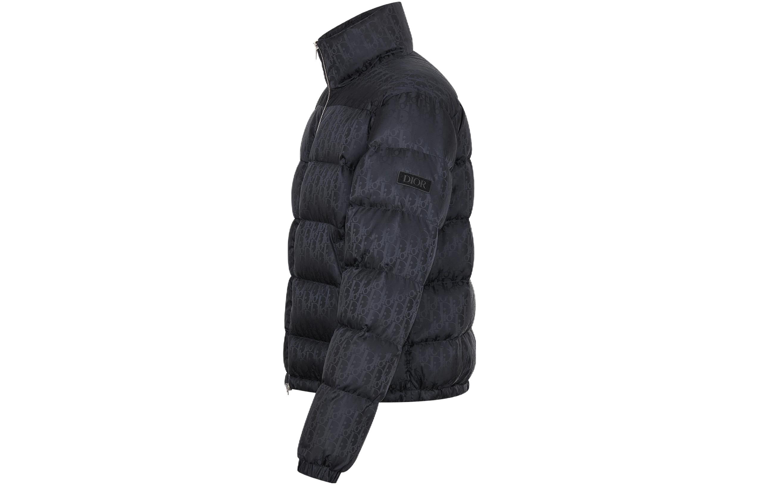 DIOR SS23 Solid Color Stand Collar Long Sleeve Jacket Black 943C449A4462-989 圖 4